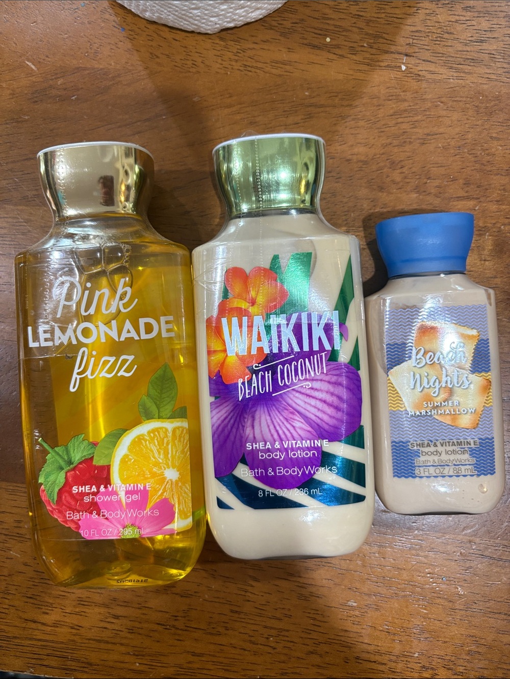 Bath and body summer body care set